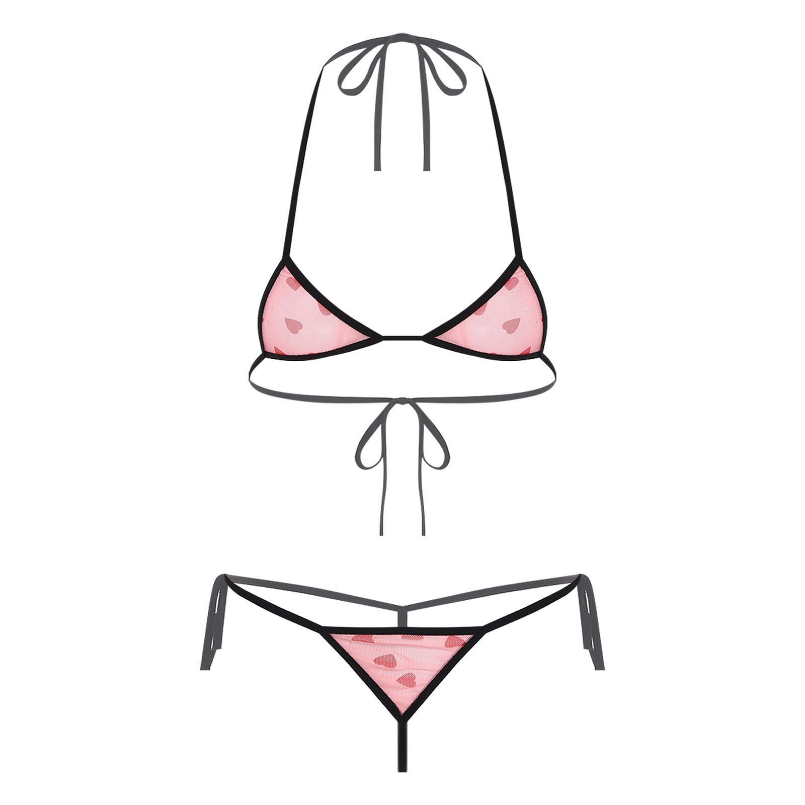 Lace Bralette Set - المرأة مايكرو ميني بيكيني الملابس الداخلية
