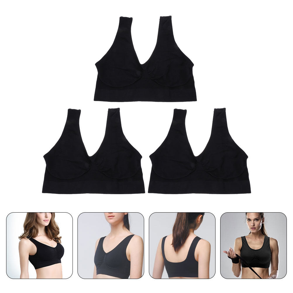 Wirefree Bra Comfort - 3 قطع من حمالات الصدر الرياضية
