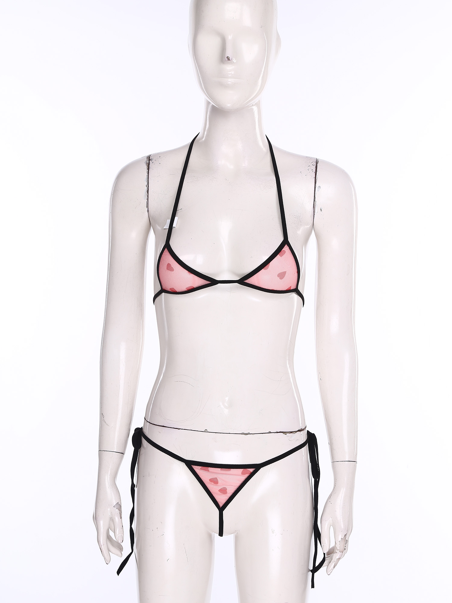 المرأة مايكرو ميني بيكيني المل - مراجعة Lace Bralette Set وسعره