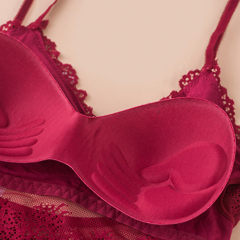 ملابس داخلية مثيرة ثلاثية الأب - مراجعة Lace Bralette Set وسعره